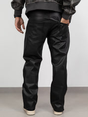 Straight fit 399 spalmato zipped