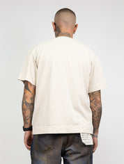 T-shirt bruciata con ricamo