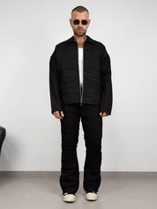 Coordset black panel zip
