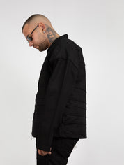 Coordset black panel zip