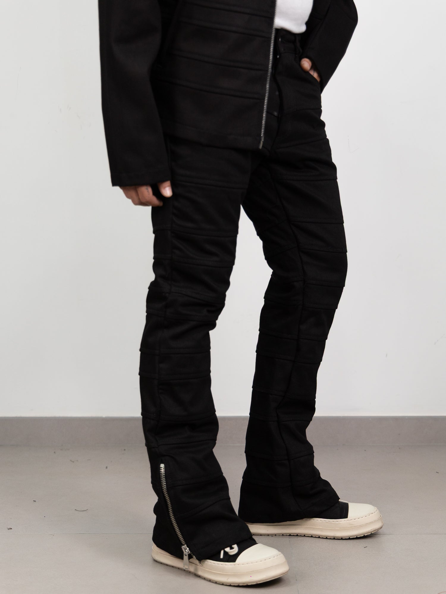 Coordset black panel zip