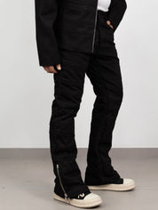 Coordset black panel zip