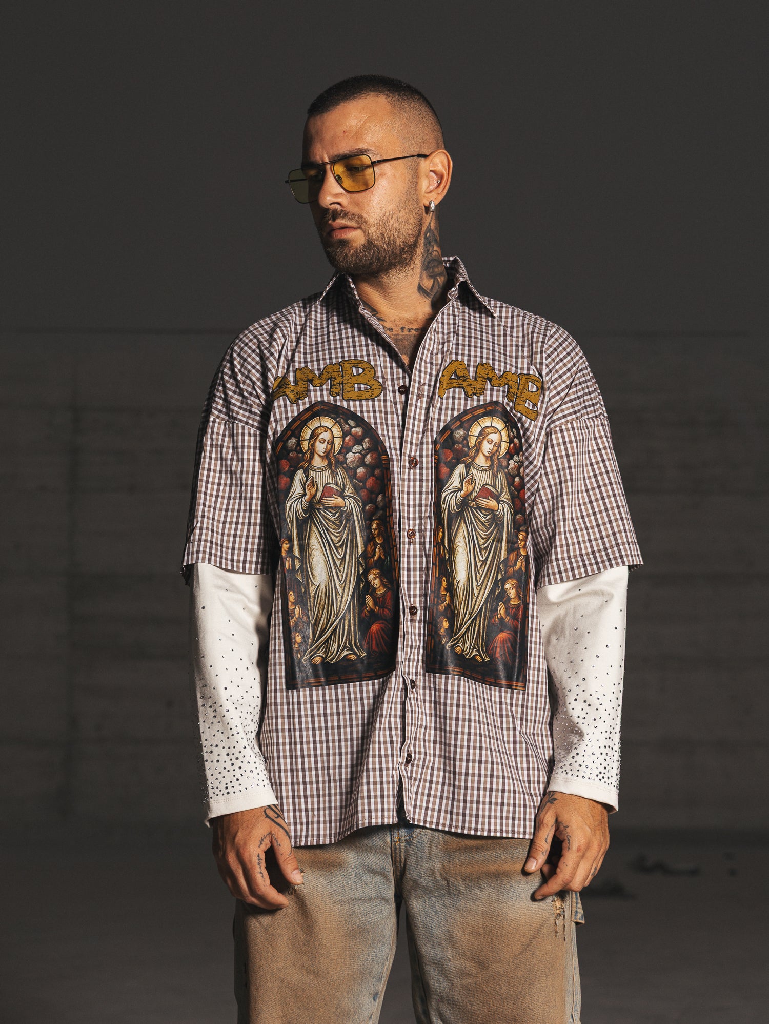 Camicia saints print