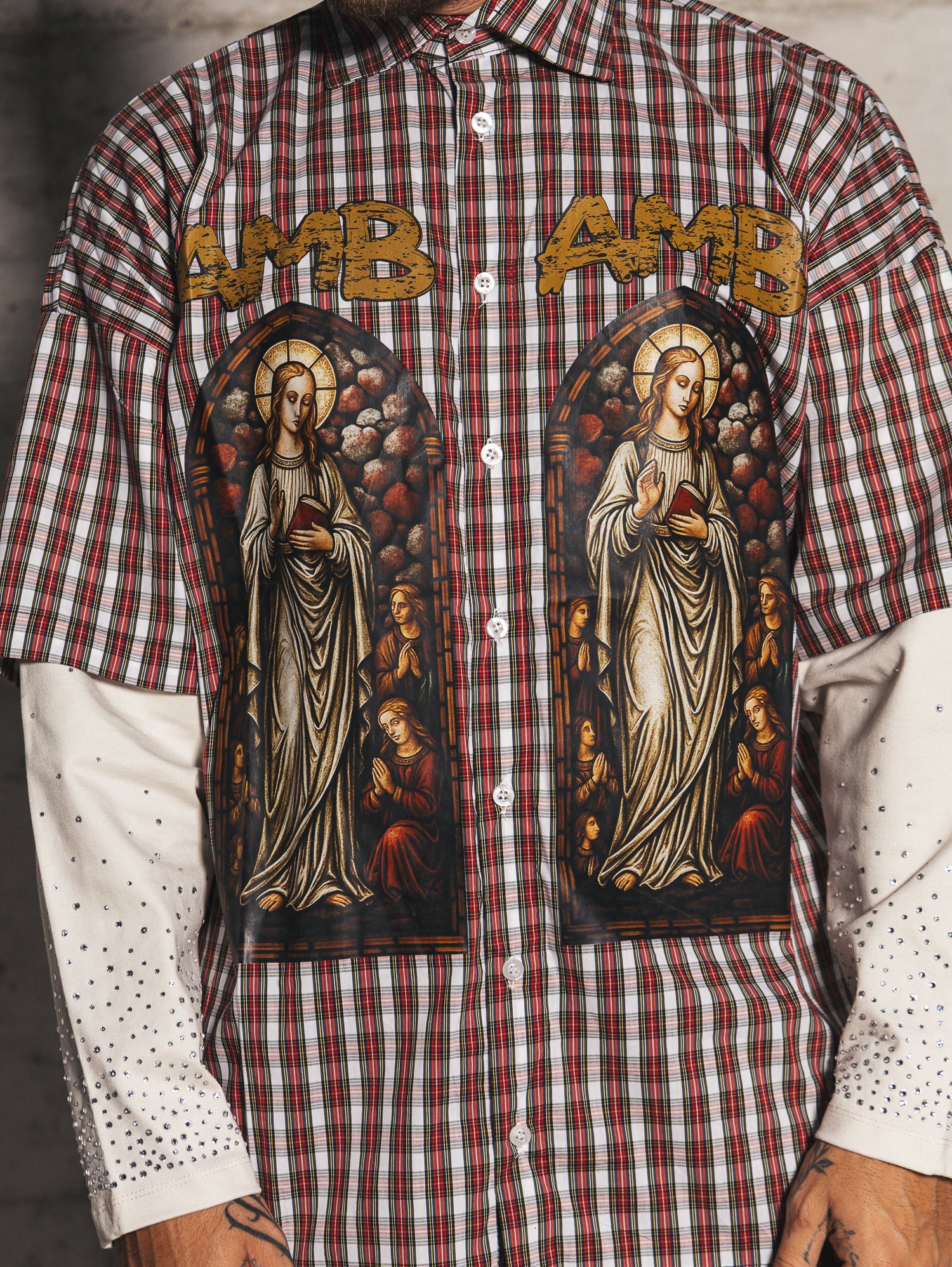 Camicia saints print