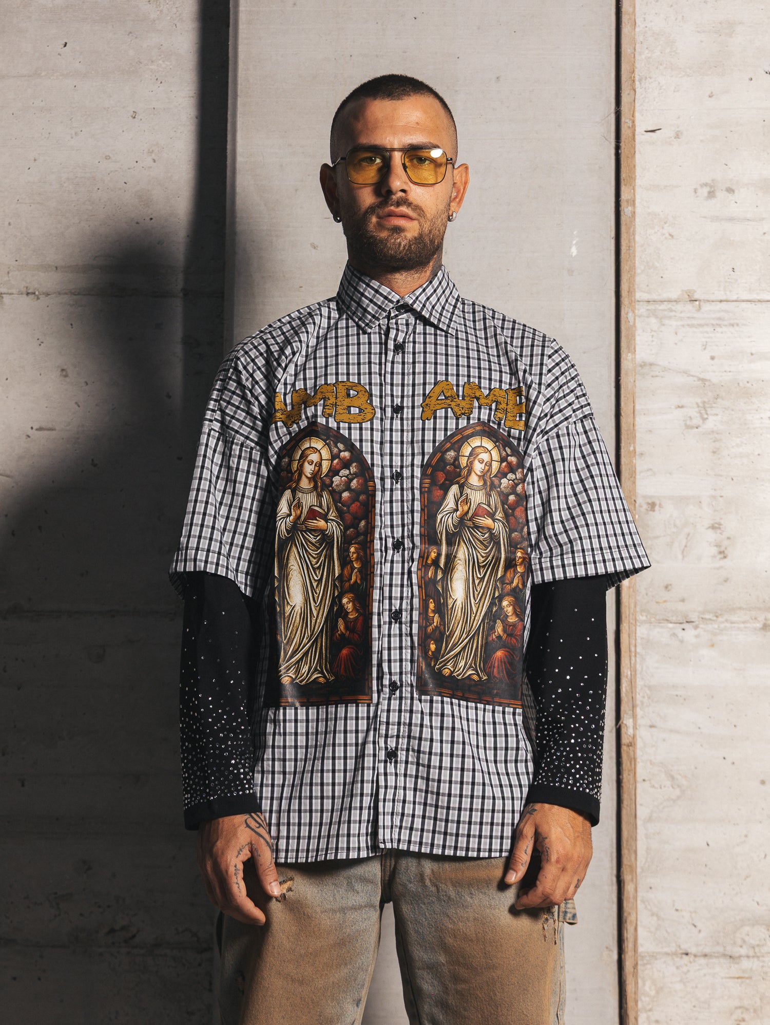 Camicia saints print