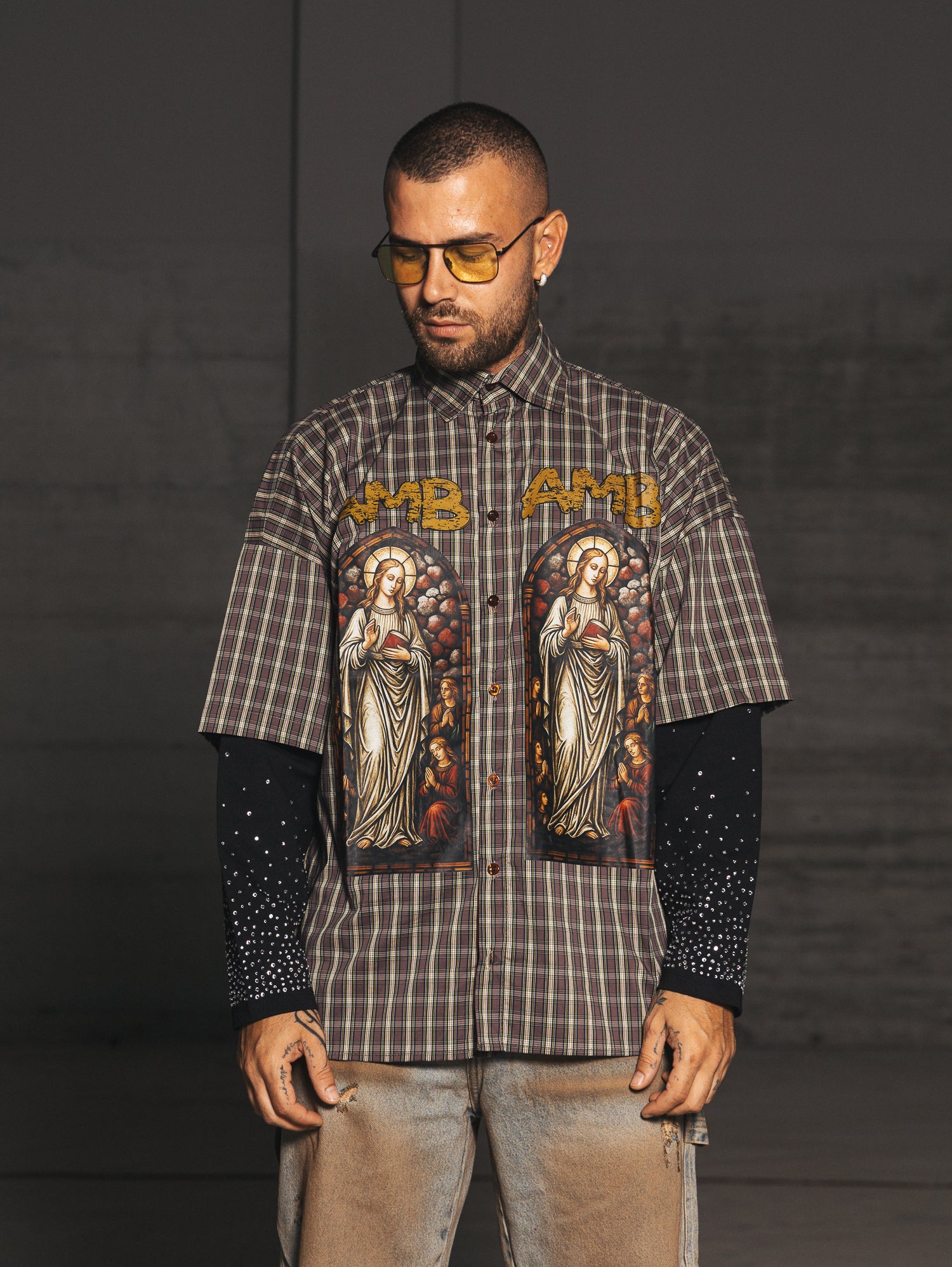 Camicia saints print