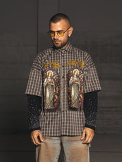 Camicia saints print