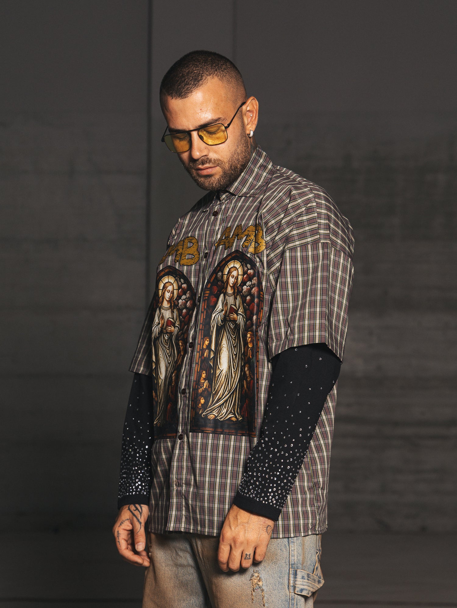 Camicia saints print