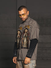 Camicia saints print