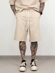 Coordinato mezza zip bermuda