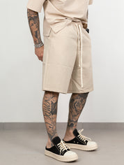 Coordinato mezza zip bermuda