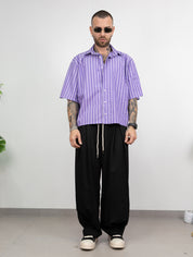 Camicia boxy righe