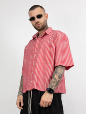 Camicia boxy righe