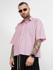 Camicia boxy righe