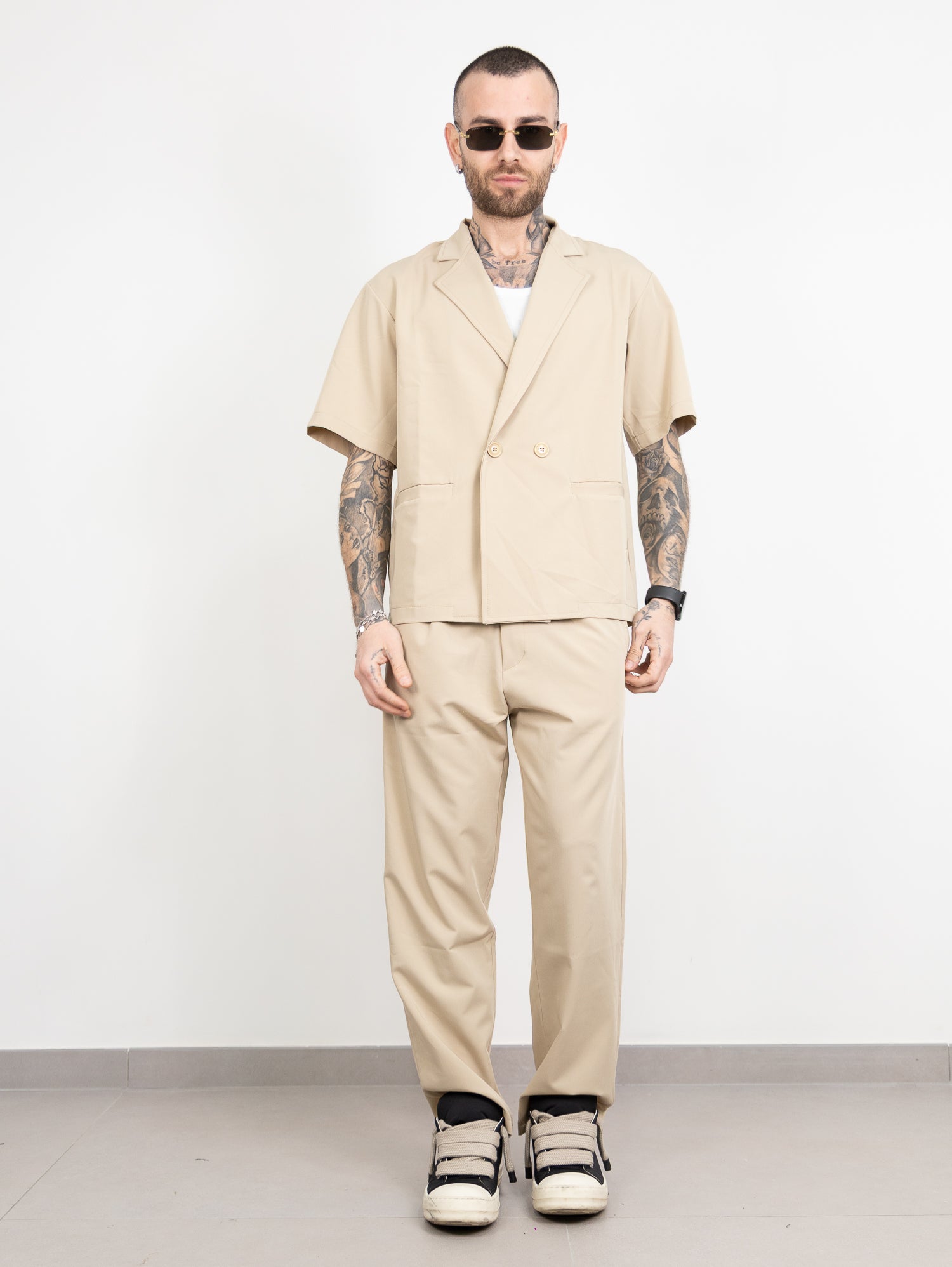 Coordinato doppio bottone
