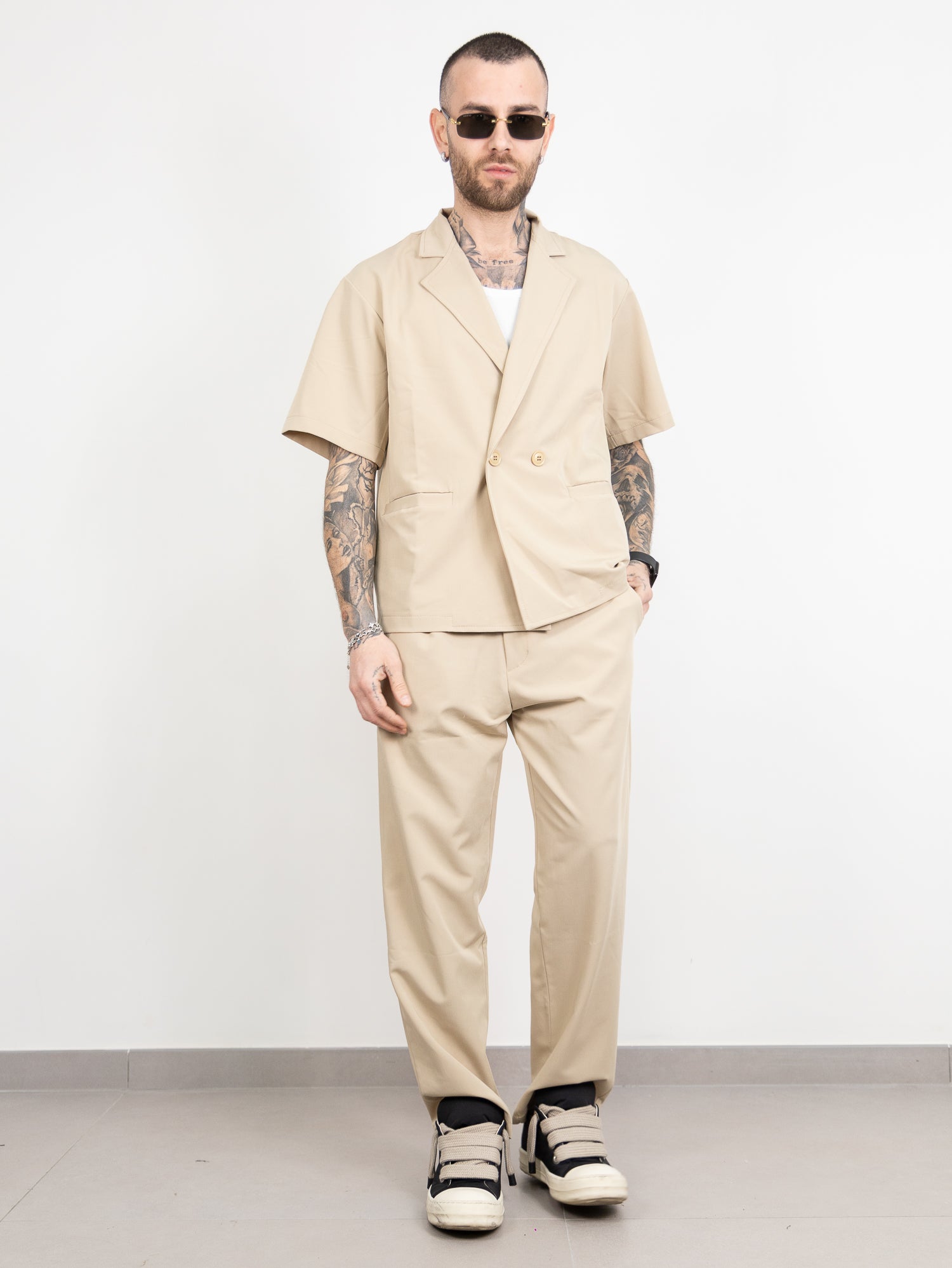 Coordinato doppio bottone