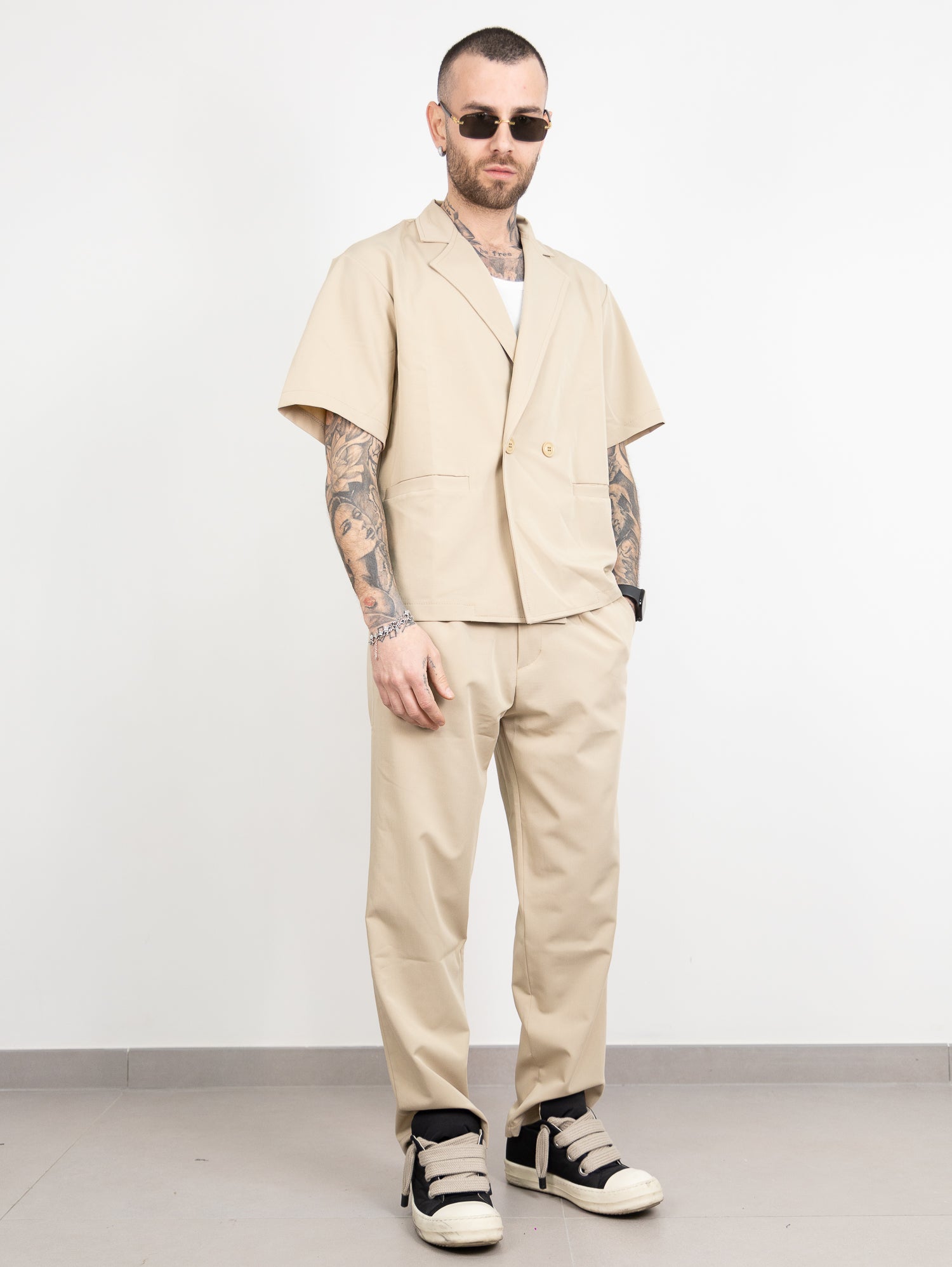 Coordinato doppio bottone