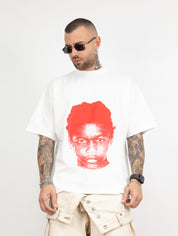 T-shirt face contrast