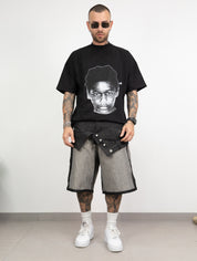 T-shirt face contrast