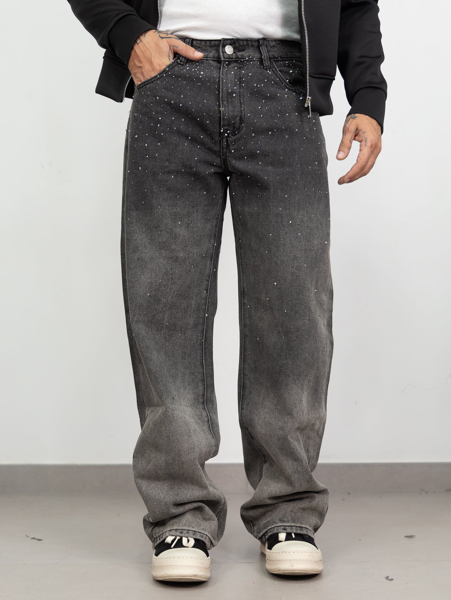 Baggy diamond grey