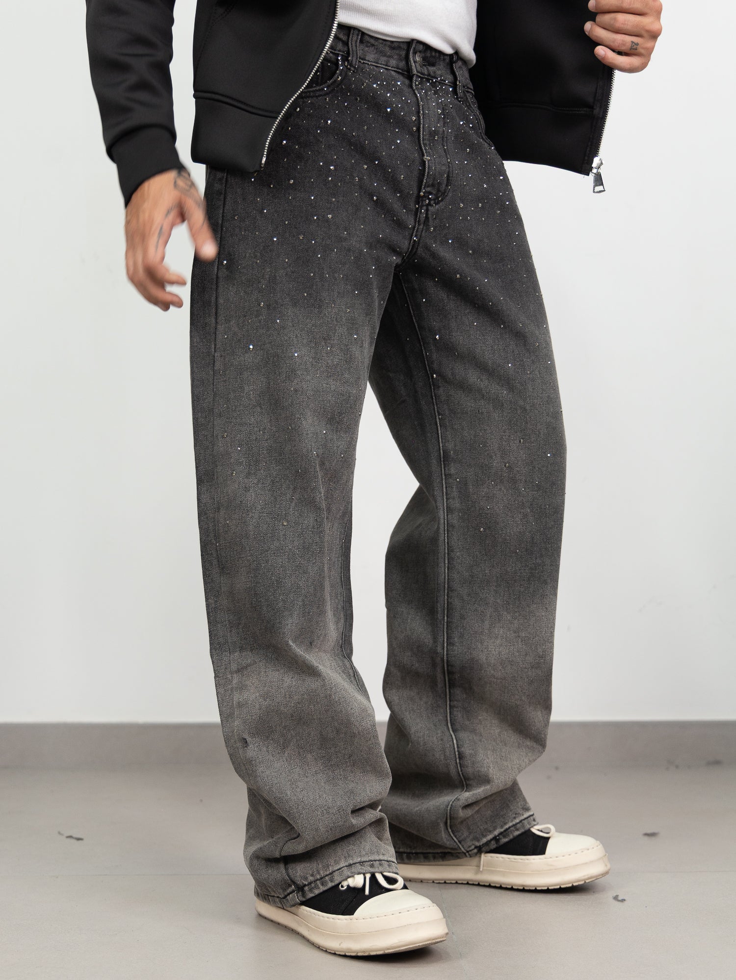 Baggy diamond grey