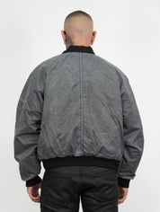 Bomber effetto denim