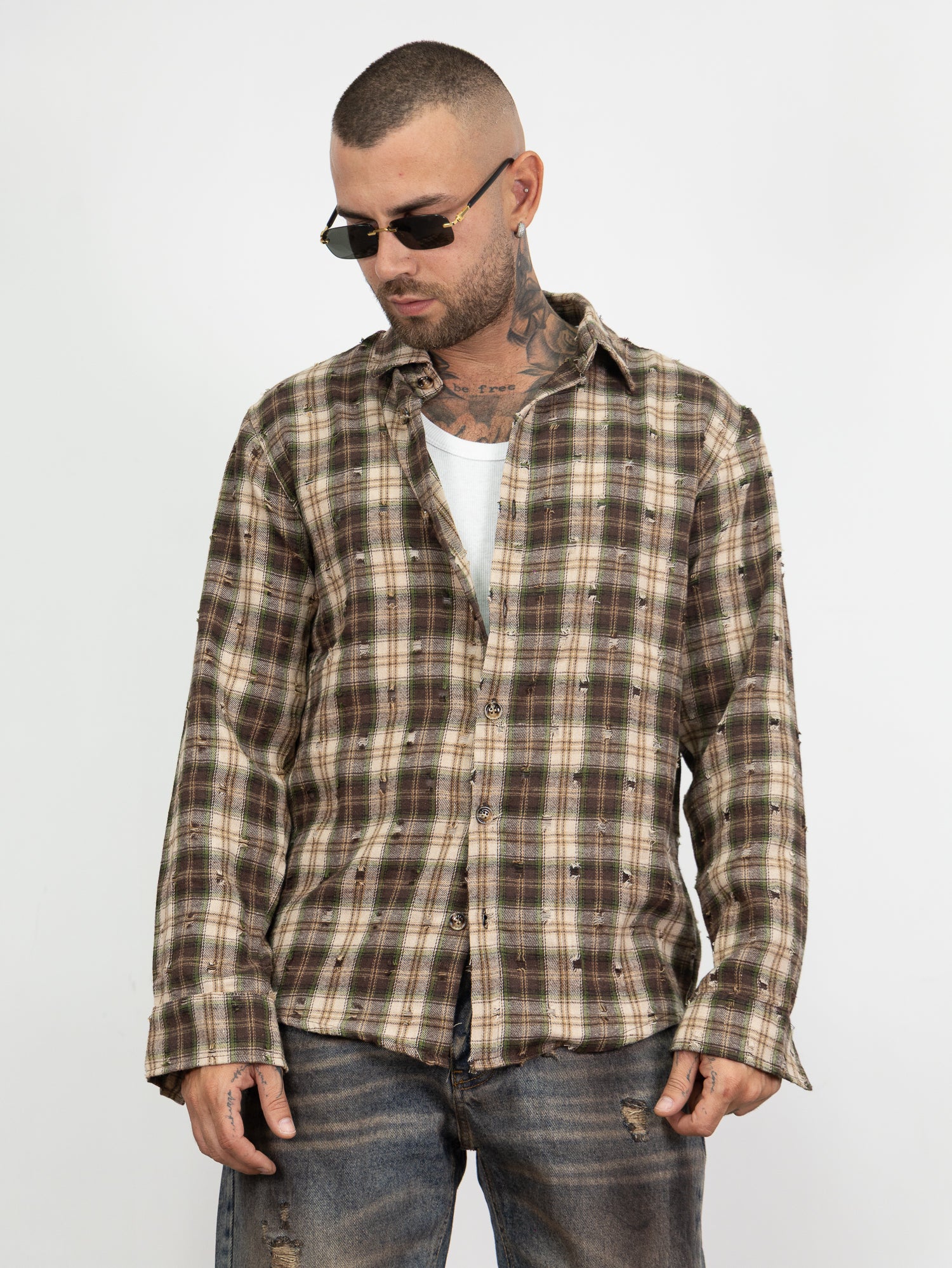 Camicia quadri rotture
