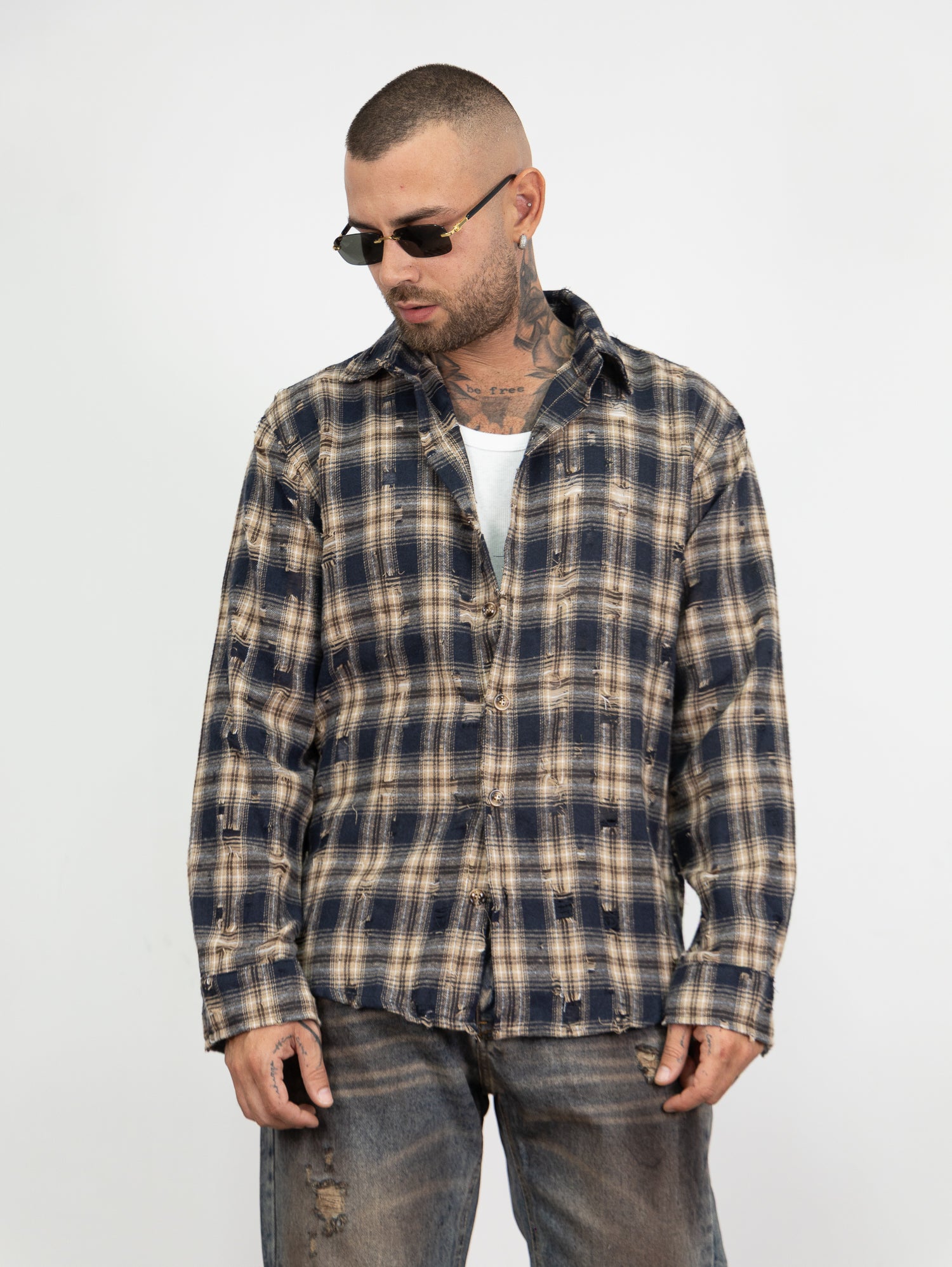 Camicia quadri rotture