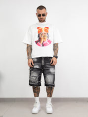 T-shirt creative face