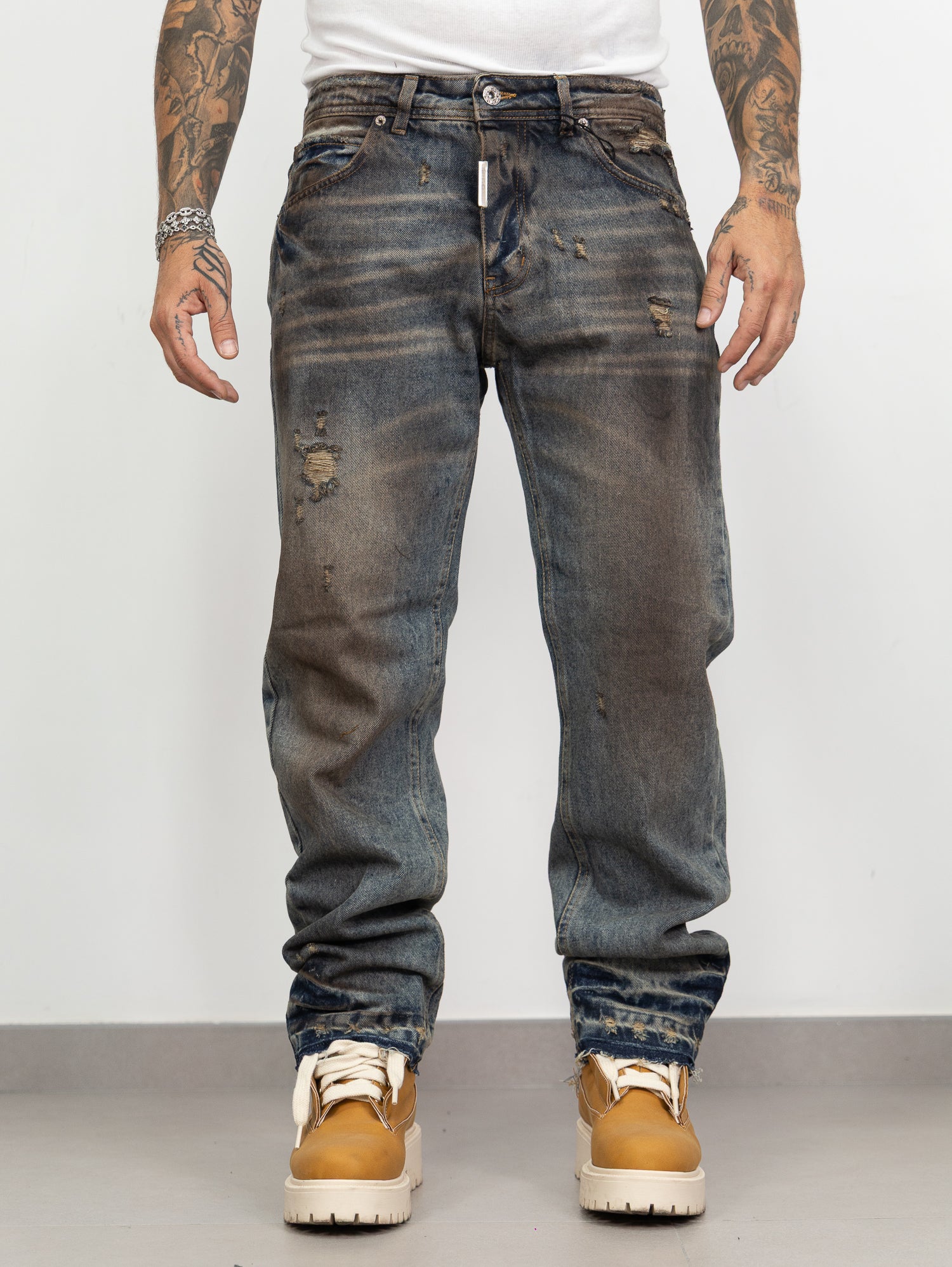 Straight fit vandal blu