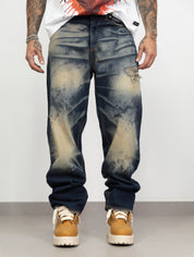 Denim sporcato beige