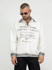 Camicia lettering