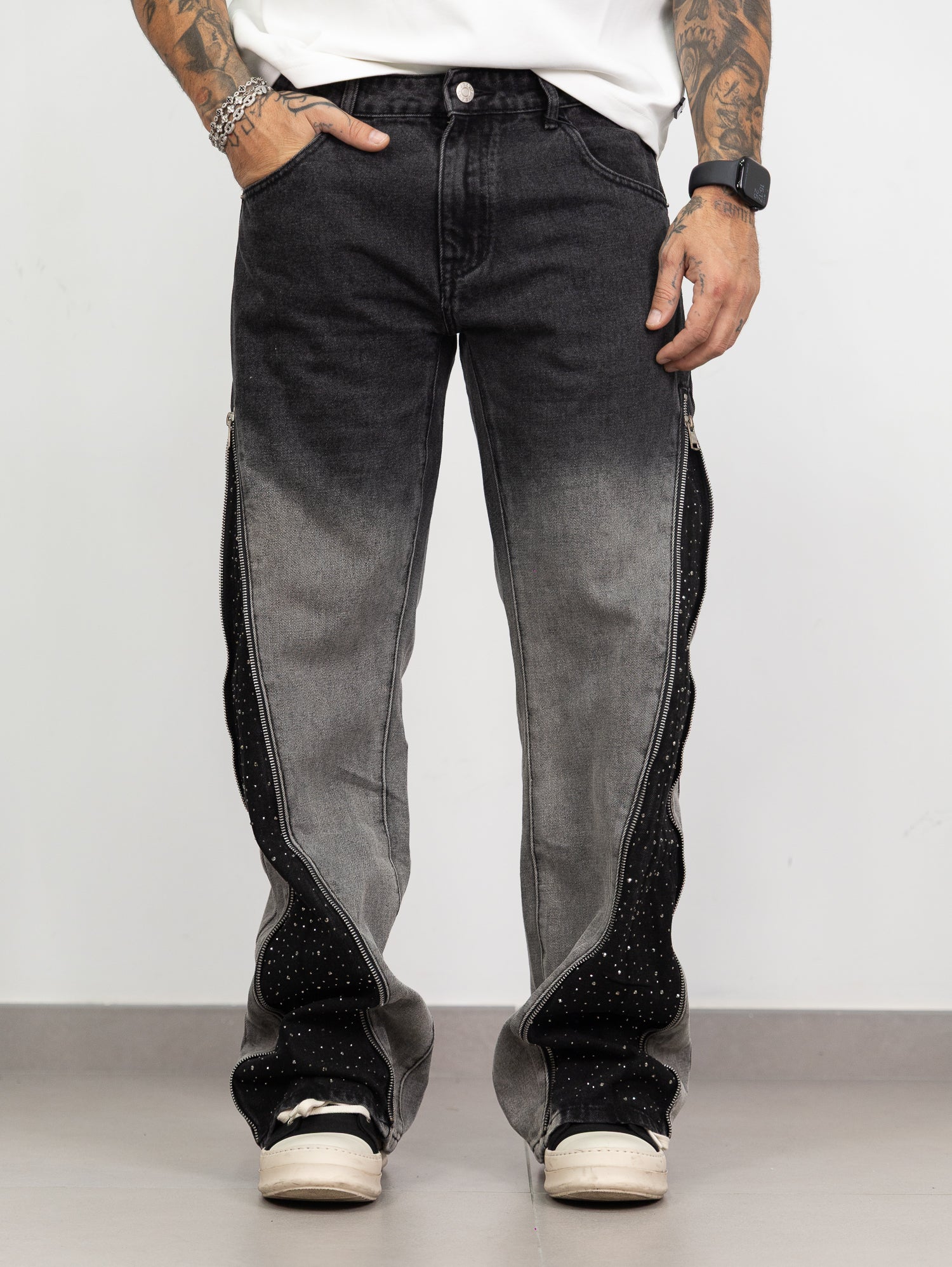 Flarix black and grey diamond