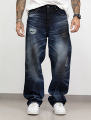 Denim sporcato nero