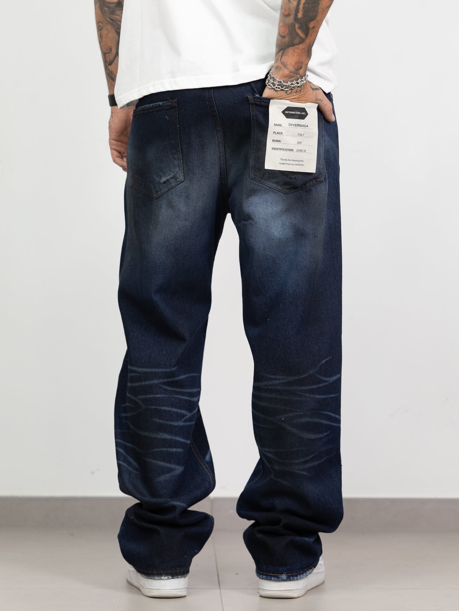 Denim sporcato nero