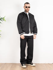 Bomber flame strass
