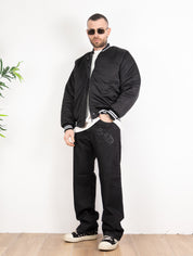 Baggy flame strass