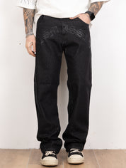 Baggy flame strass