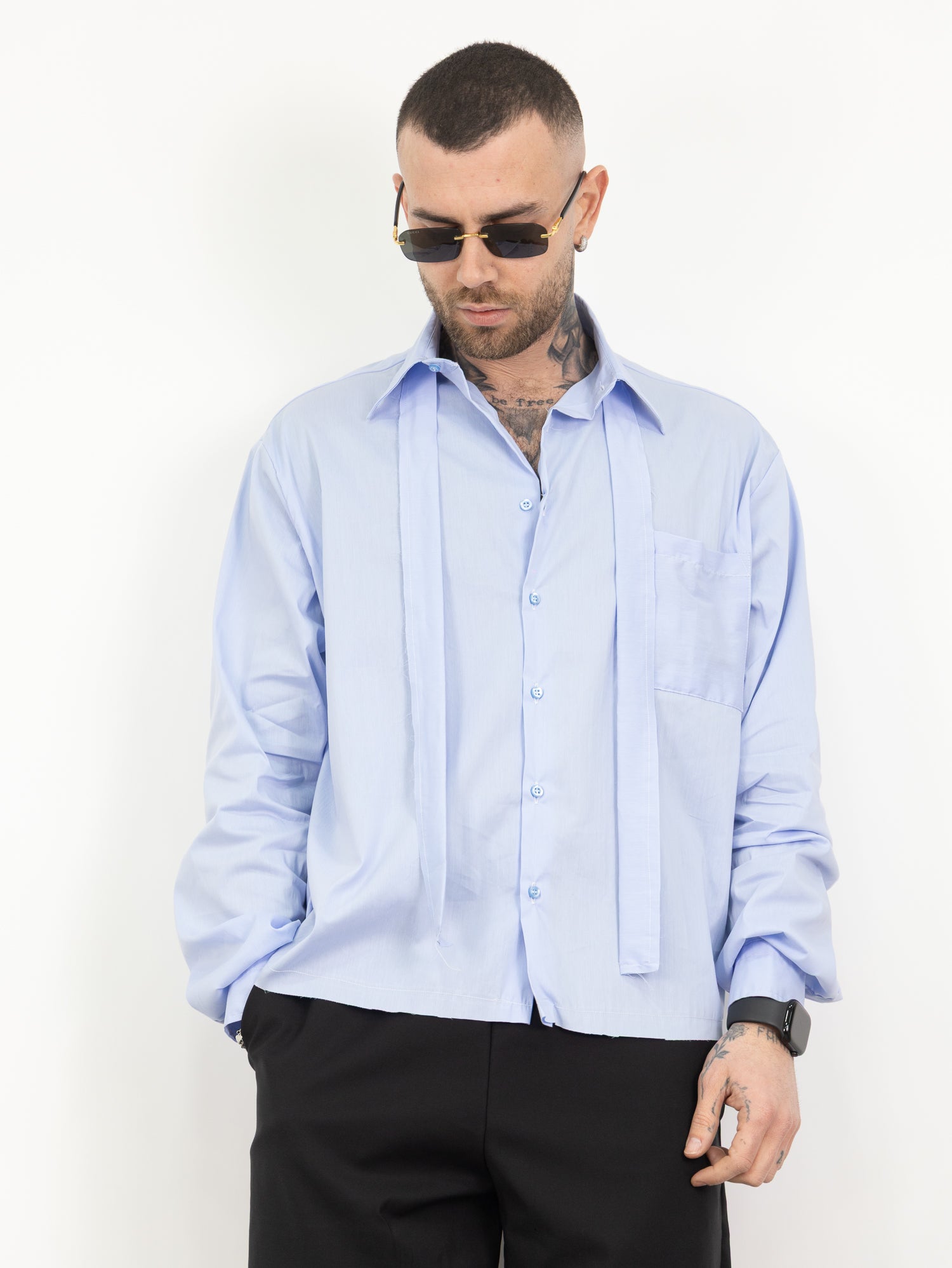 Camicia taglio vivo