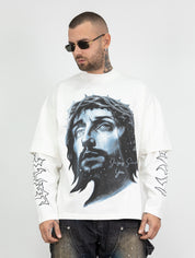 T-shirt double sleeve jesus