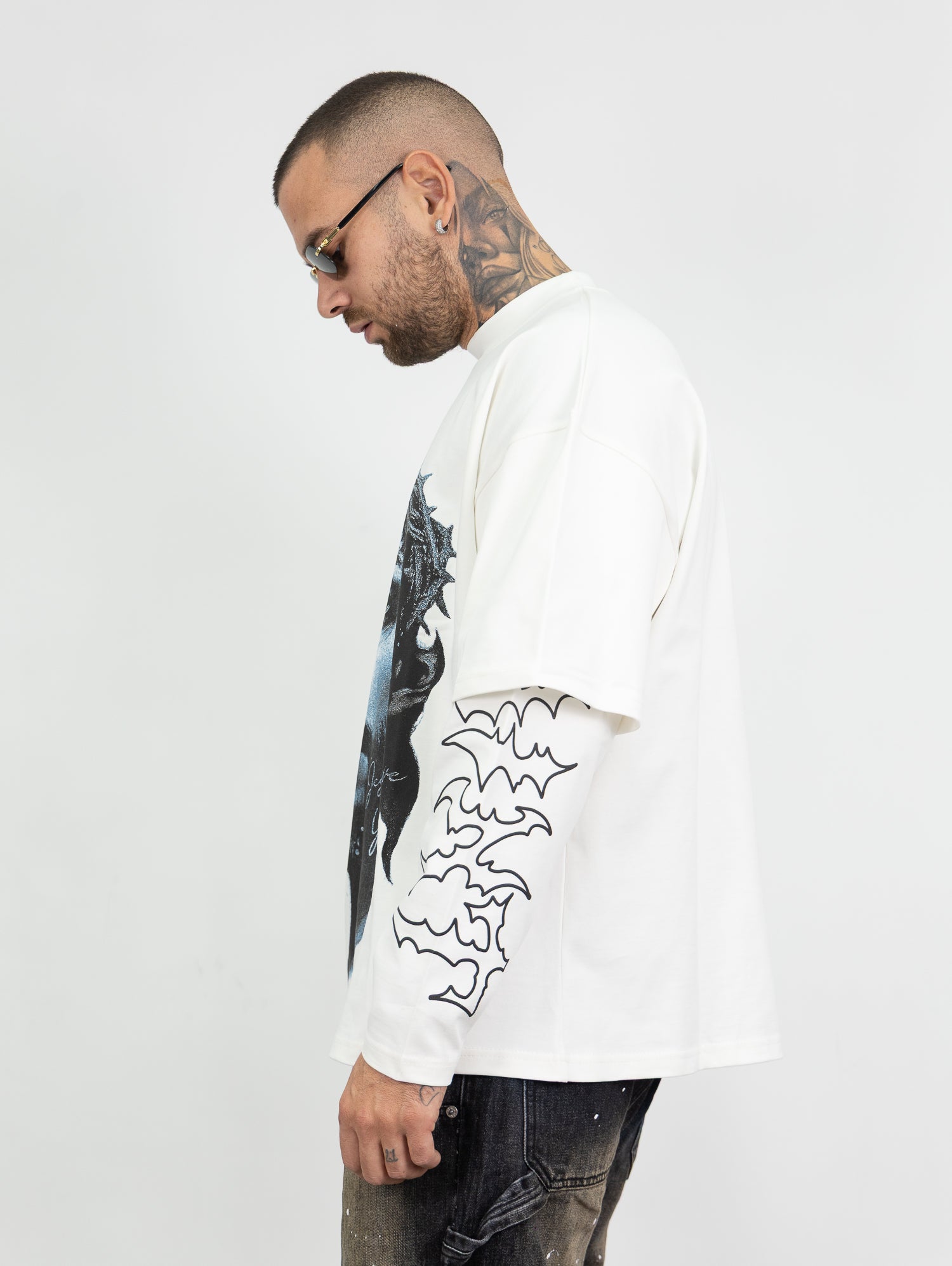 T-shirt double sleeve jesus