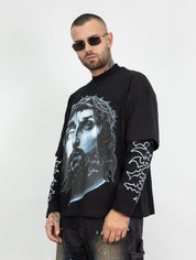 T-shirt double sleeve jesus