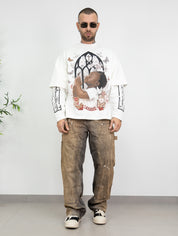 T-shirt double sleeve blessed