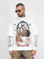 T-shirt double sleeve blessed