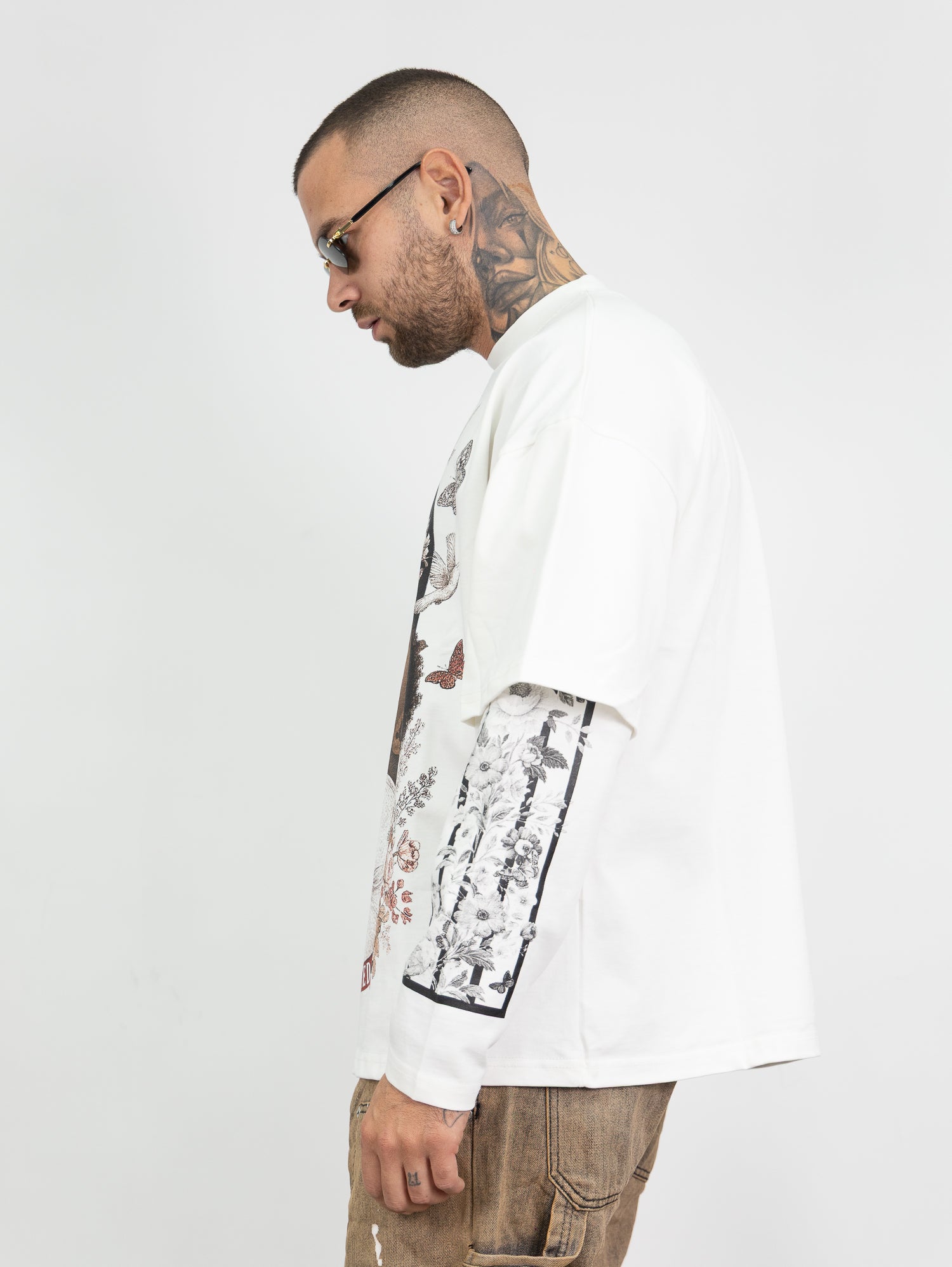 T-shirt double sleeve blessed