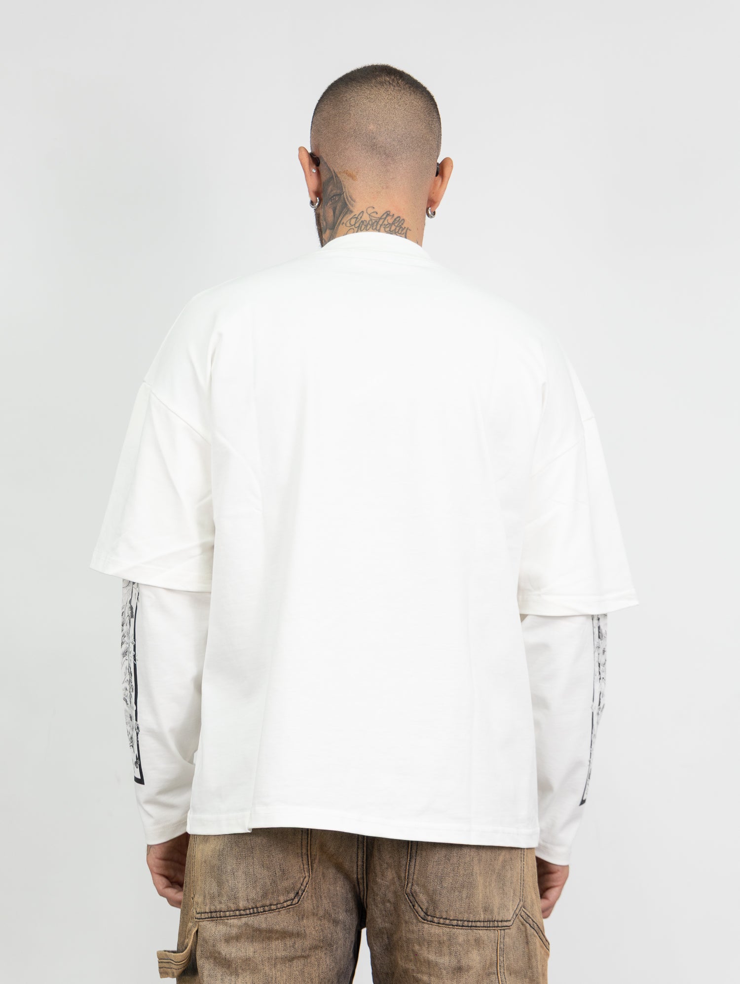 T-shirt double sleeve blessed