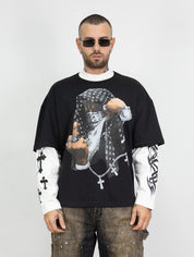 T-shirt double sleeve st.fronte