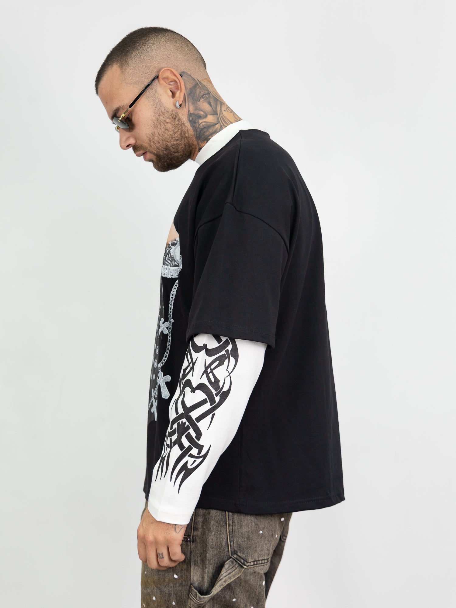 T-shirt double sleeve st.fronte