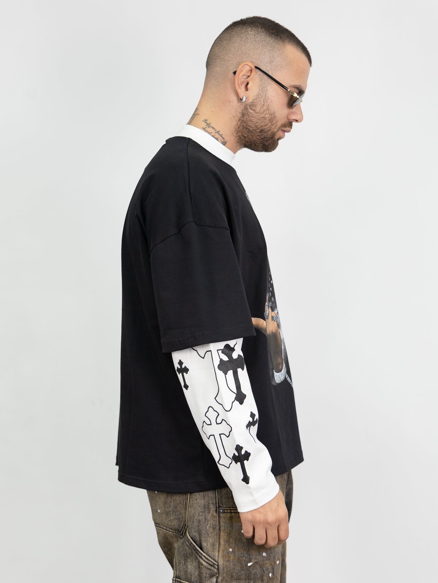 T-shirt double sleeve st.fronte