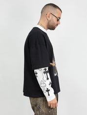 T-shirt double sleeve st.fronte